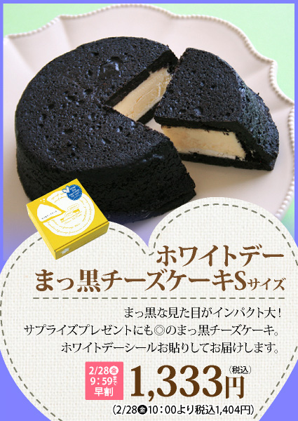 まっ黒チーズケーキ　S